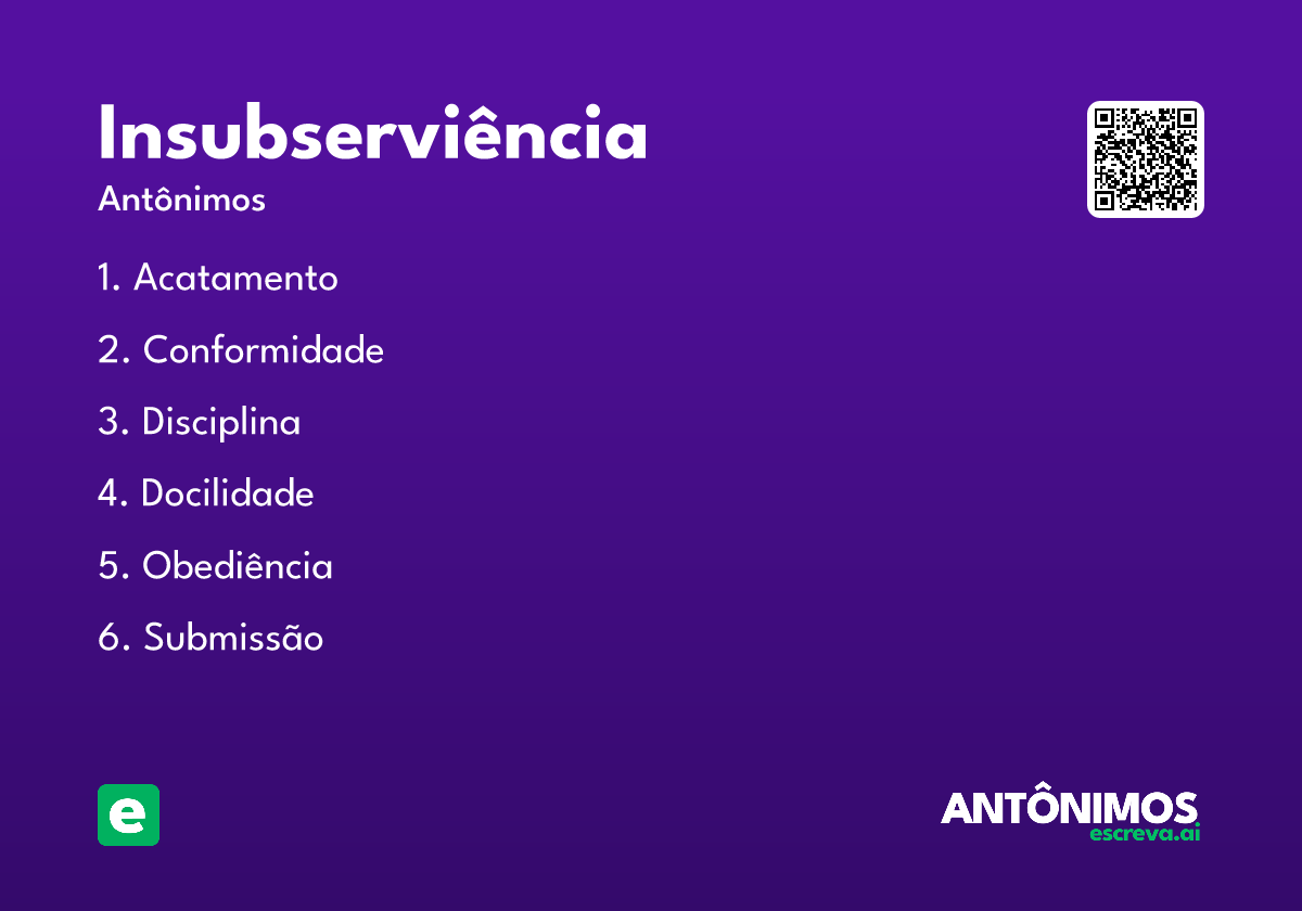 insubserviência