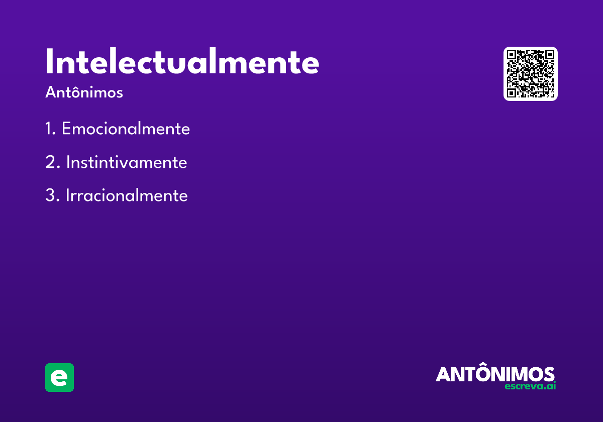 intelectualmente