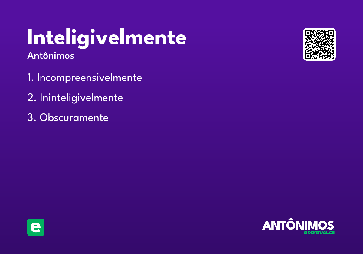 inteligivelmente