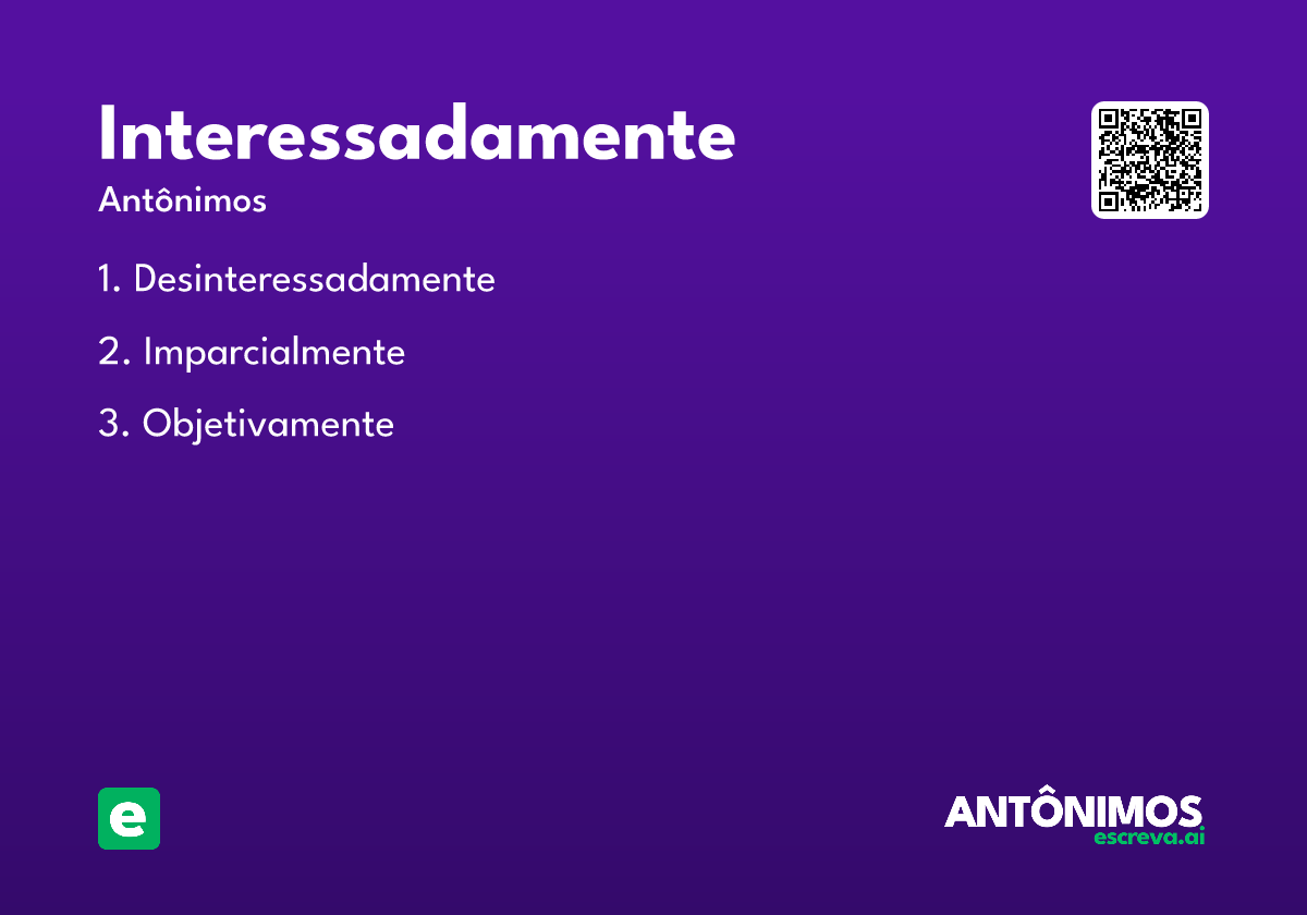 interessadamente