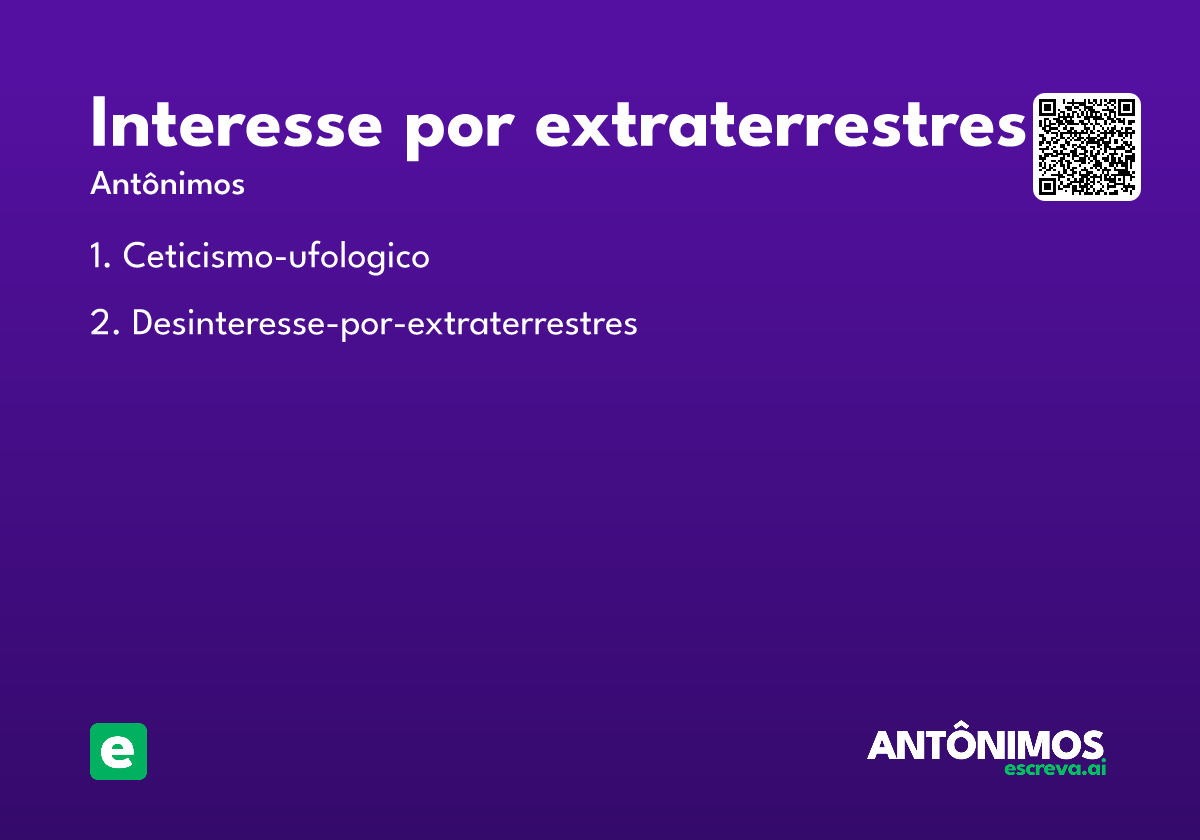interesse por extraterrestres