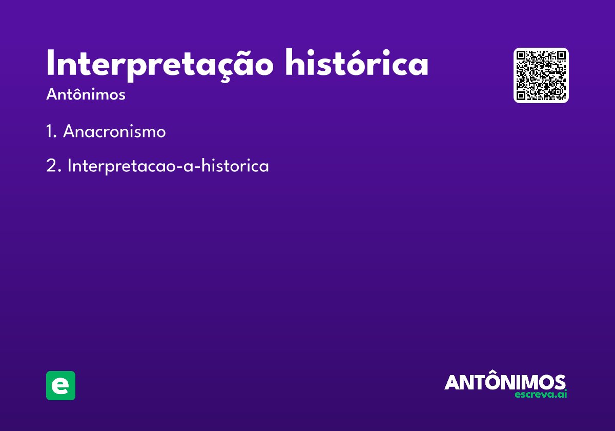 interpretação histórica
