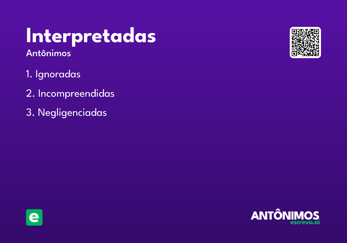 interpretadas