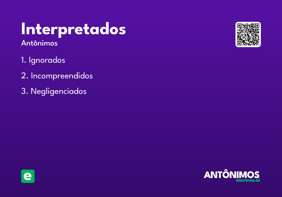 interpretados