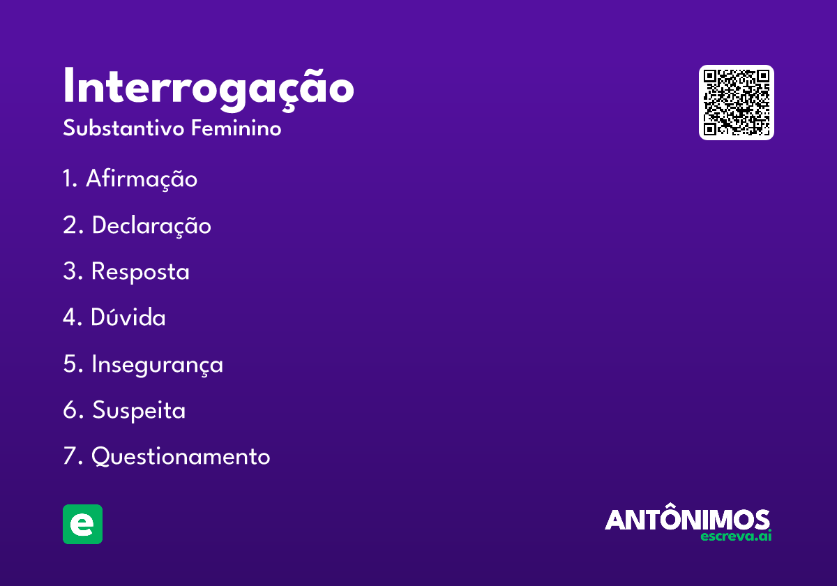 interrogação