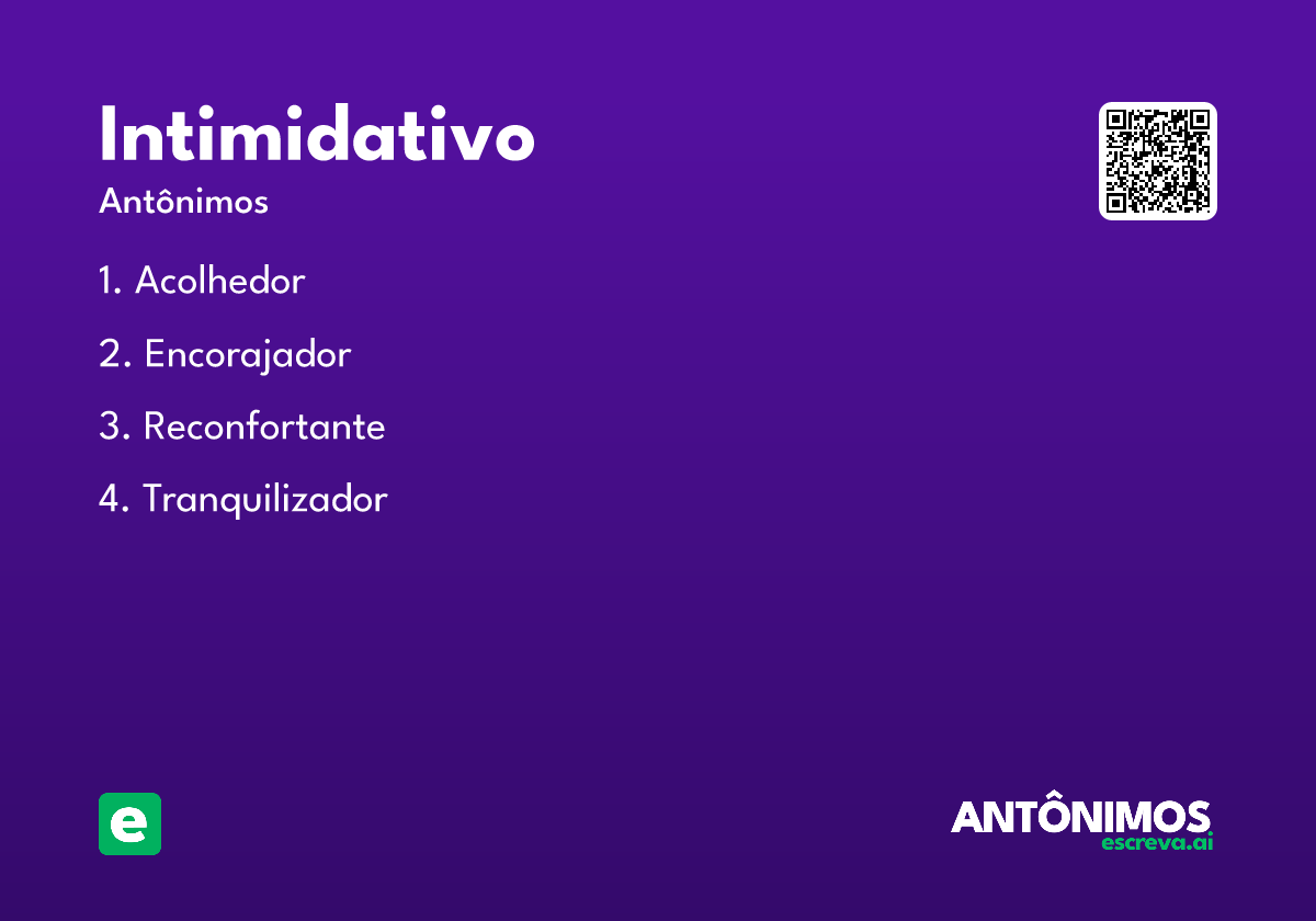 intimidativo