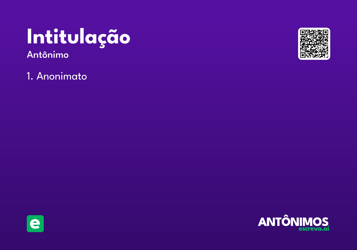 intitulação
