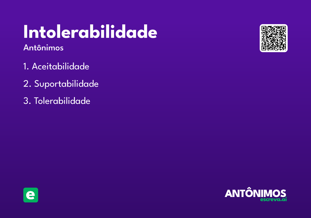 intolerabilidade