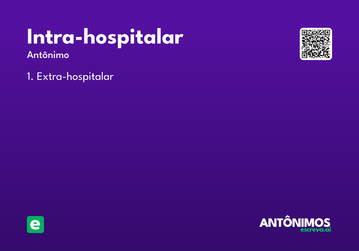 intra-hospitalar