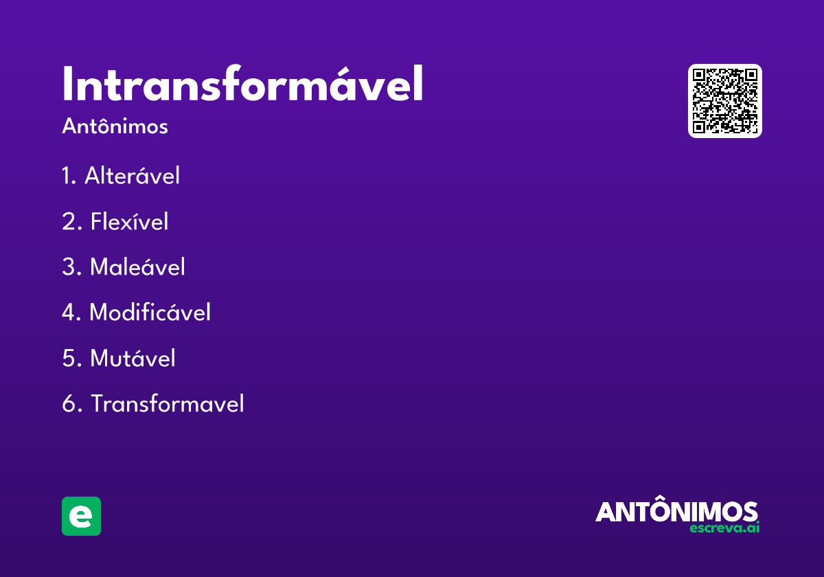 intransformável