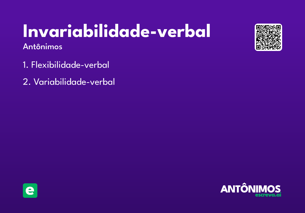 invariabilidade-verbal