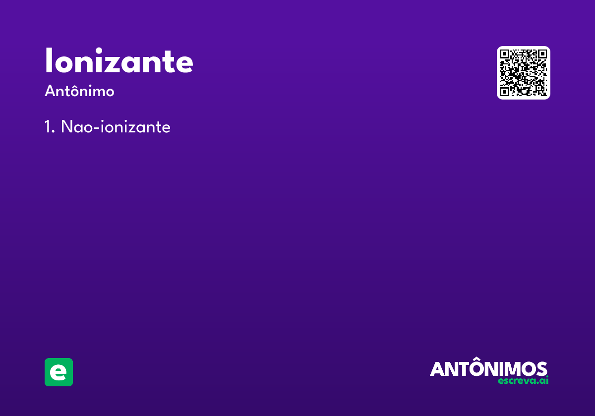 ionizante