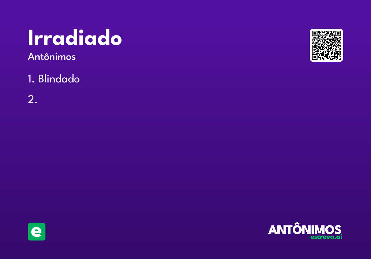 irradiado