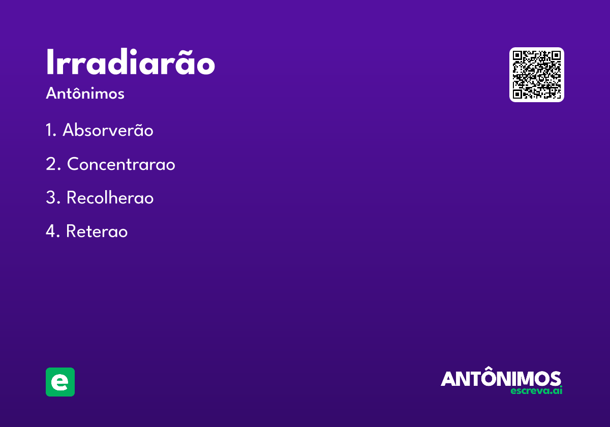 irradiarão