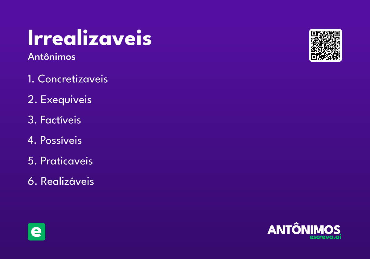 irrealizaveis