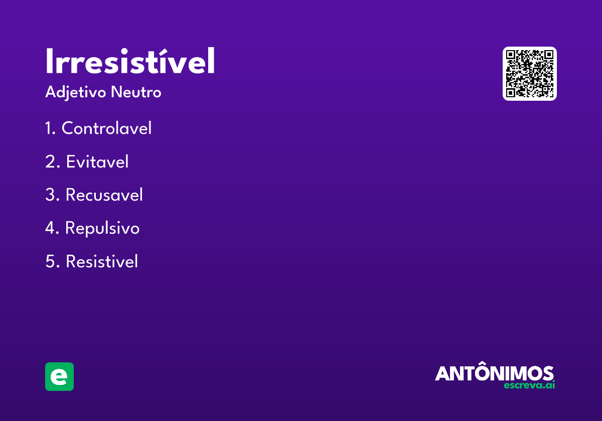 irresistível