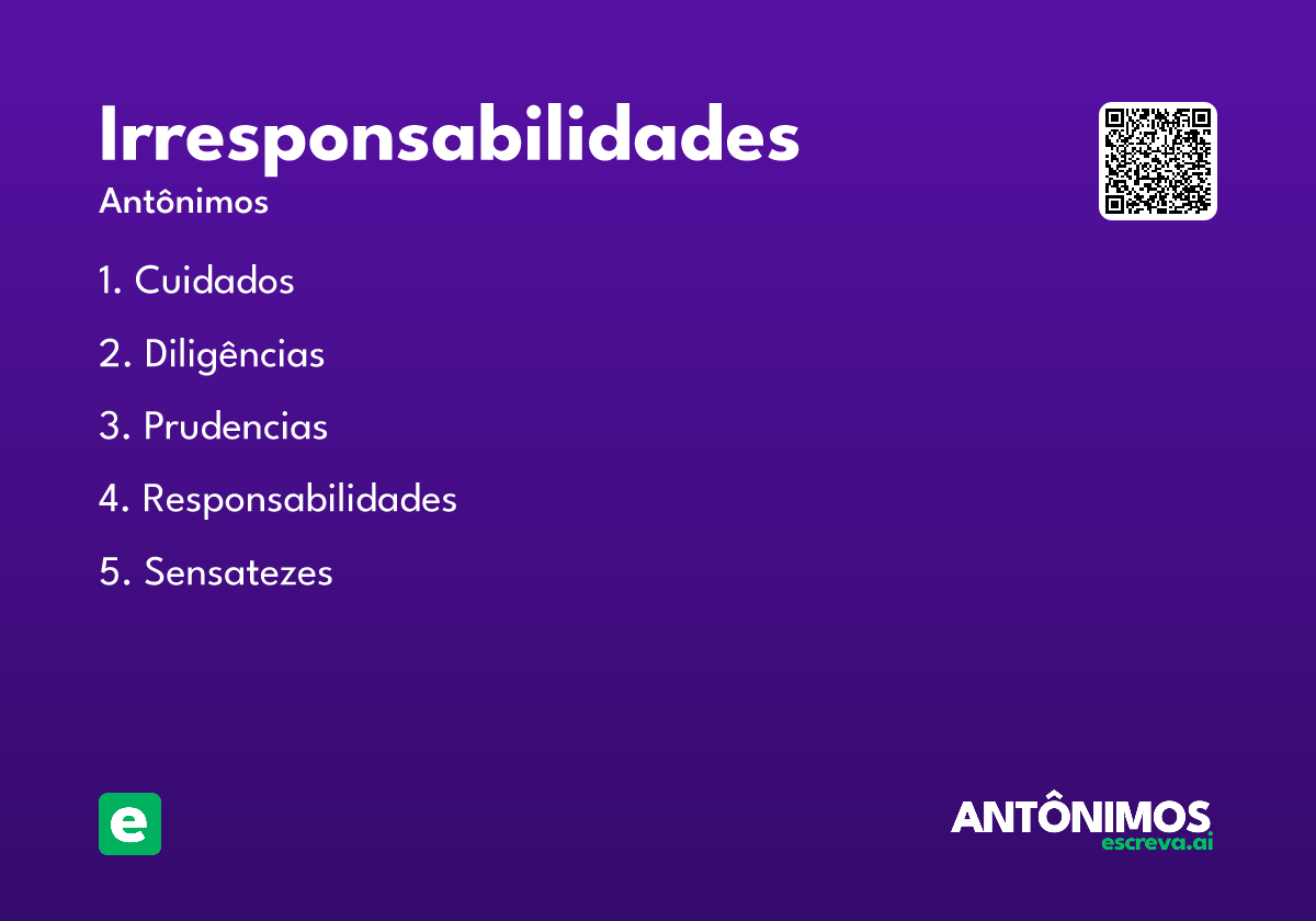 irresponsabilidades
