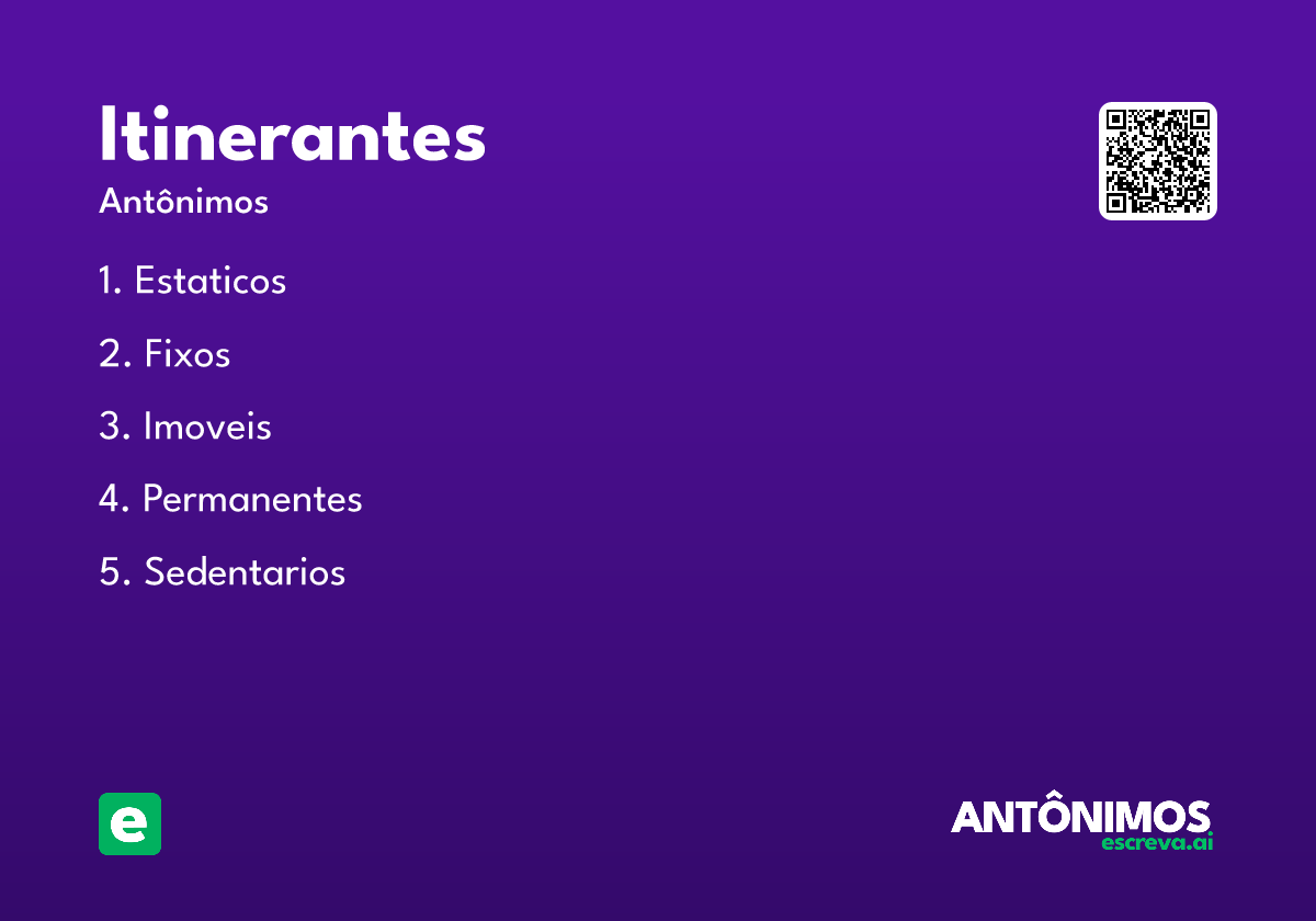 itinerantes