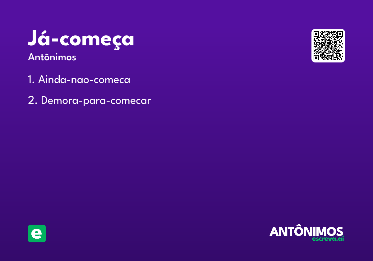 já-começa