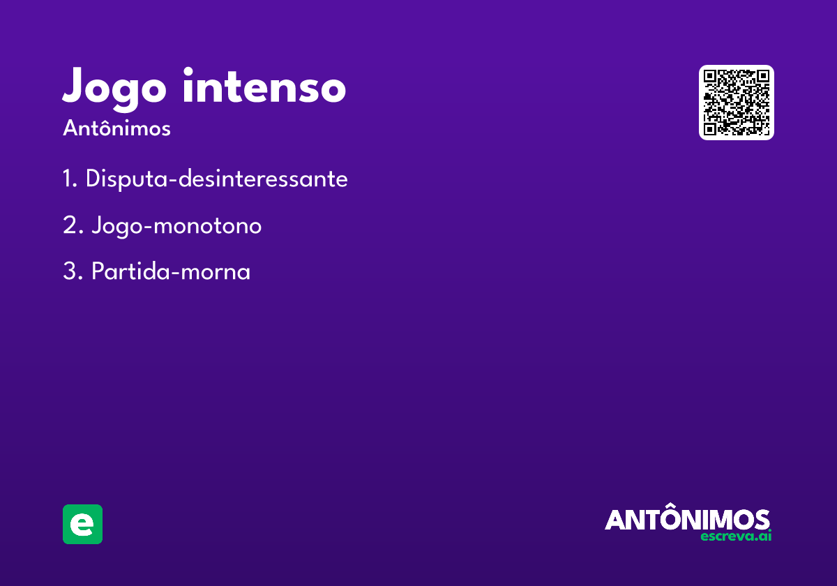 jogo intenso