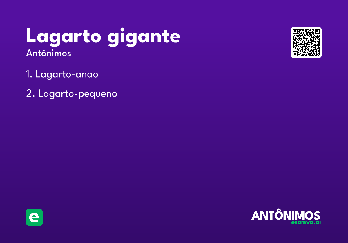 lagarto gigante