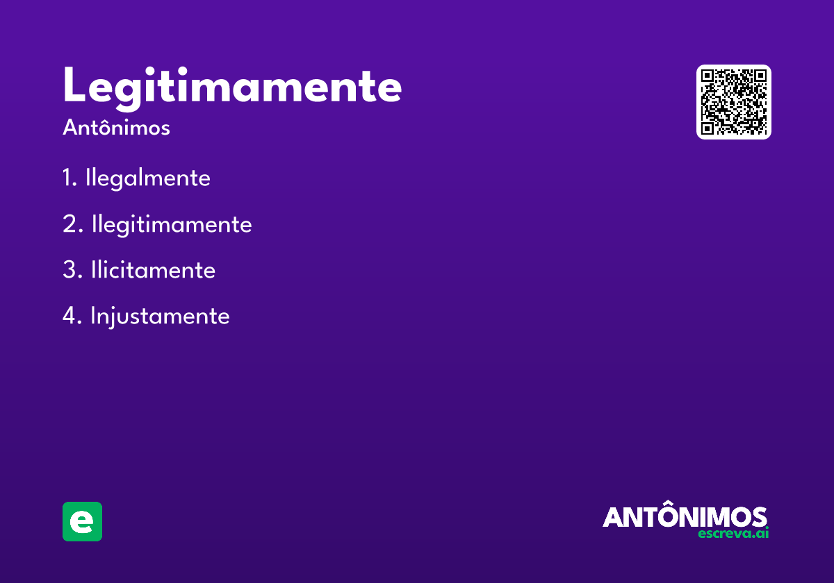 legitimamente