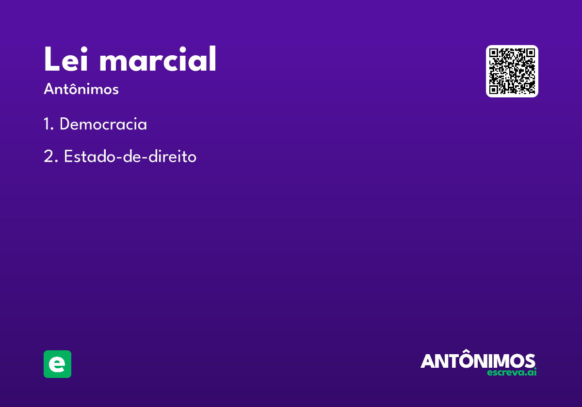 lei marcial