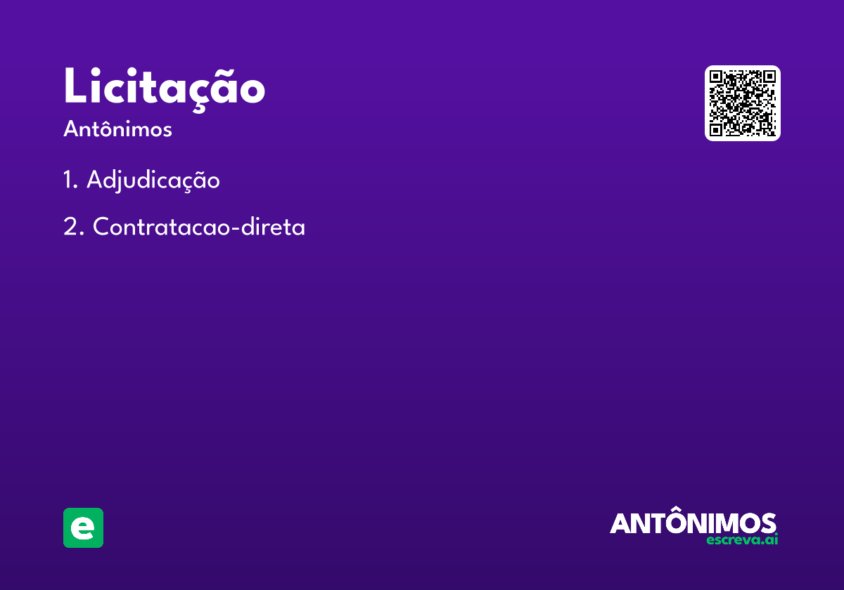 licitação