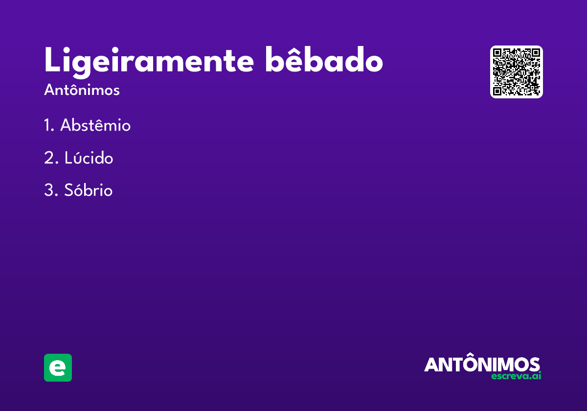 ligeiramente bêbado