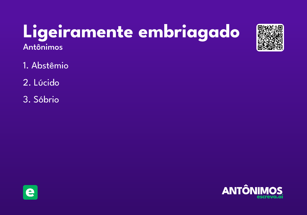 ligeiramente embriagado