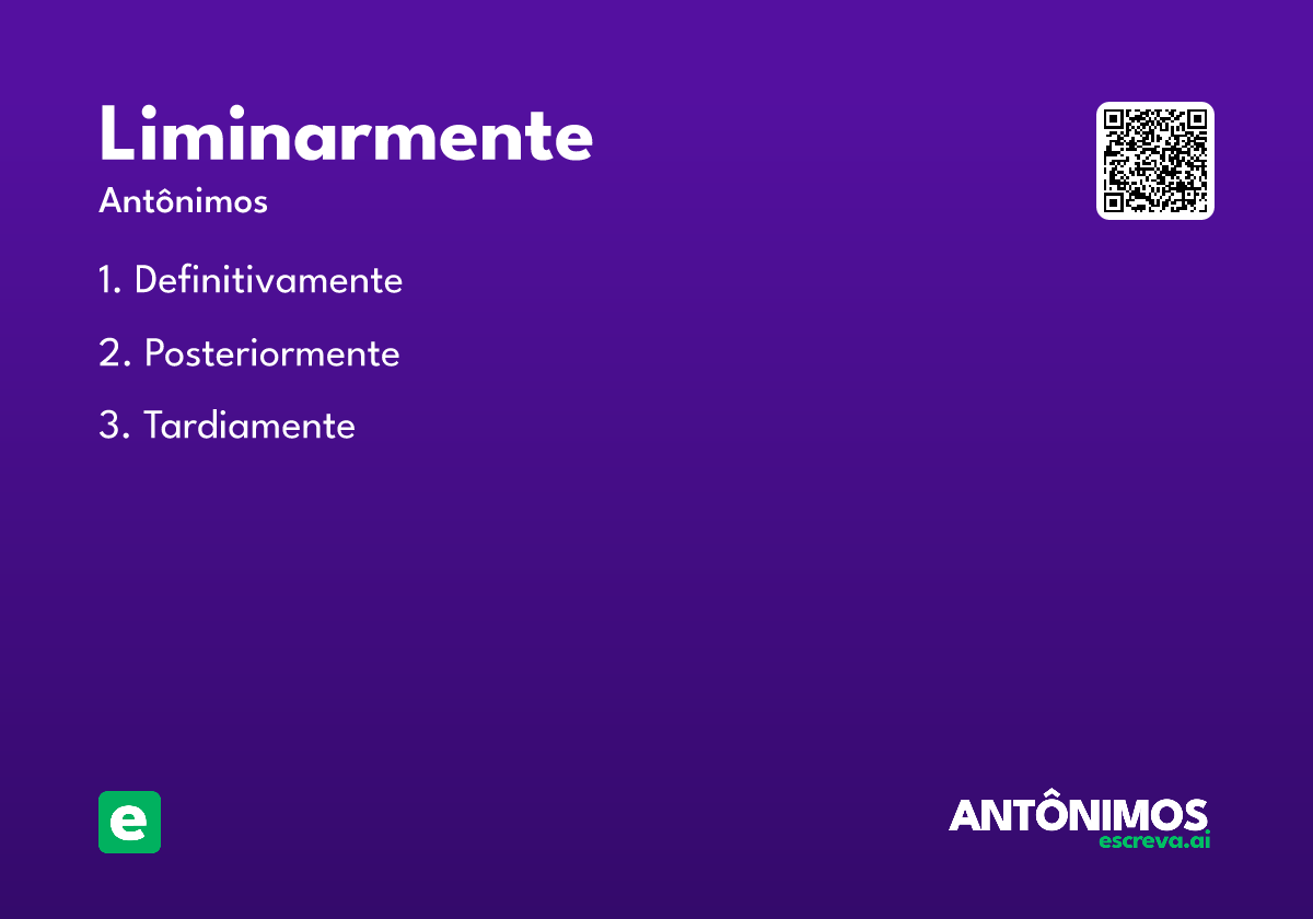 liminarmente