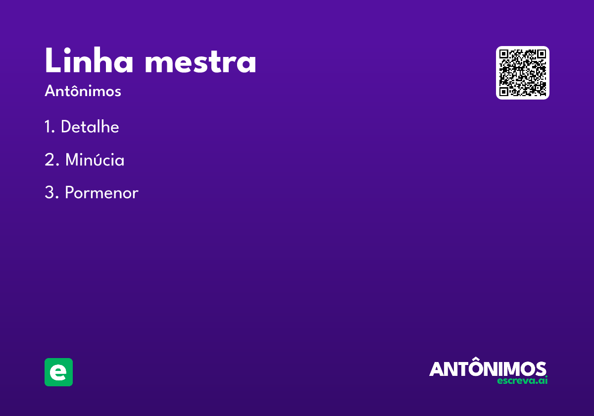 linha mestra