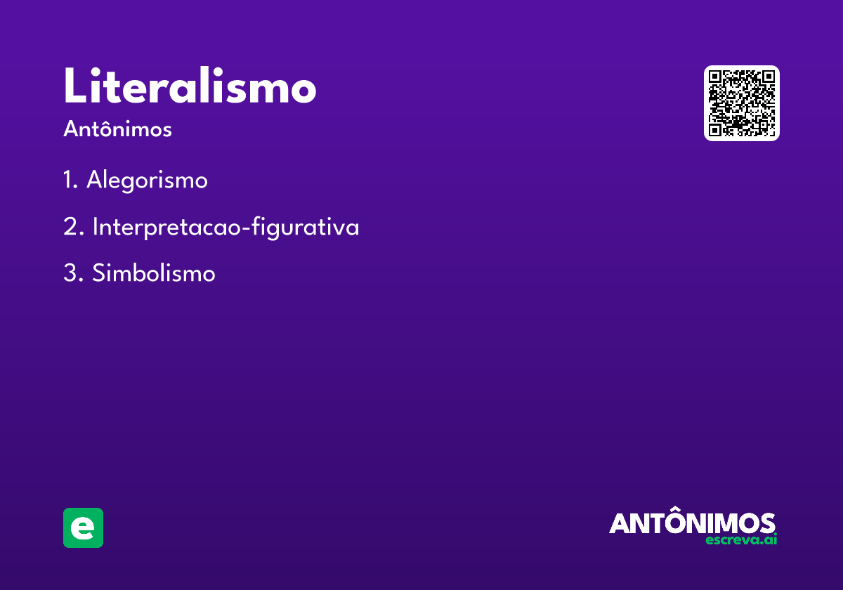 literalismo