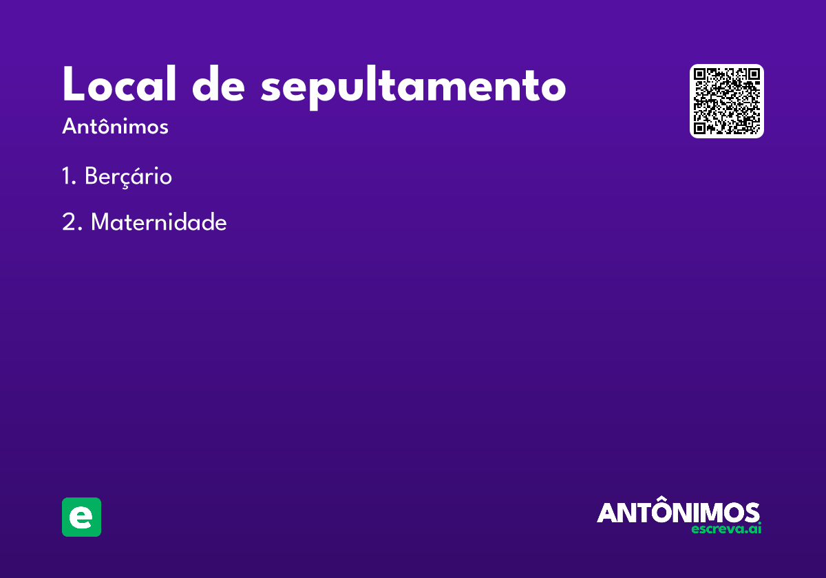 local de sepultamento