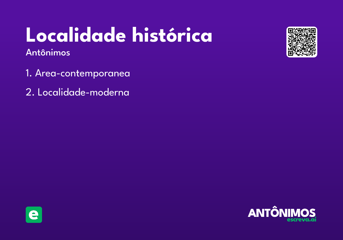 localidade histórica