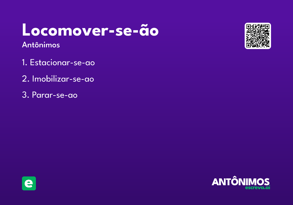 locomover-se-ão