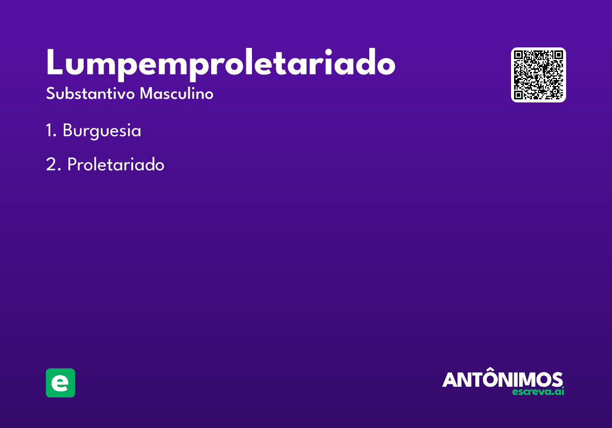 lumpemproletariado