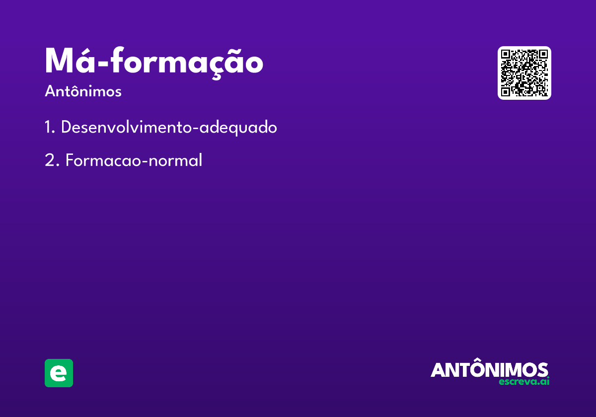 má-formação