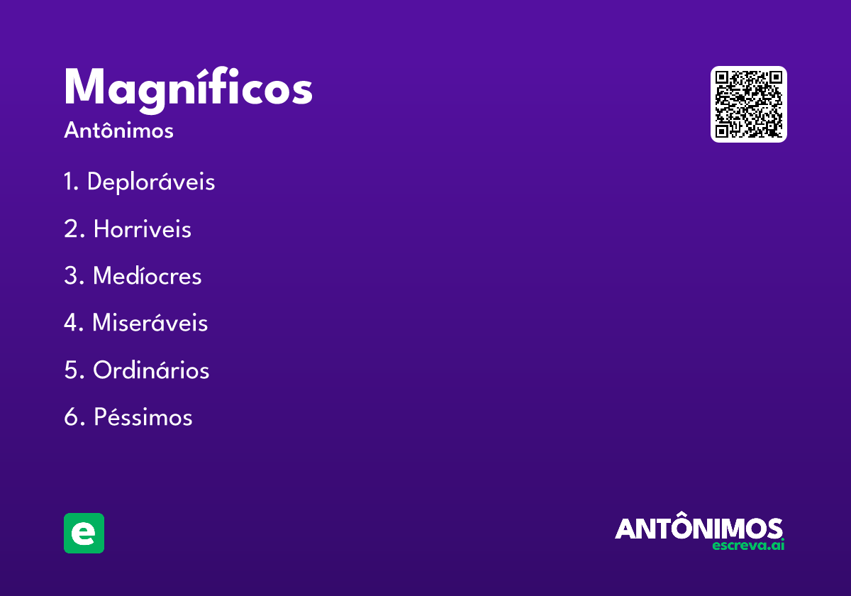 magníficos