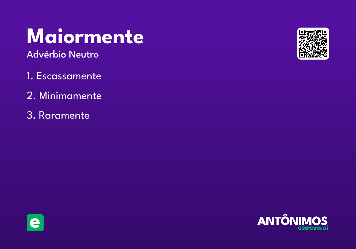 maiormente