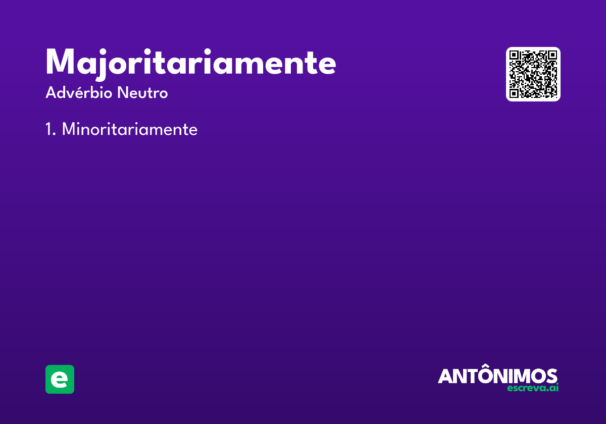 majoritariamente