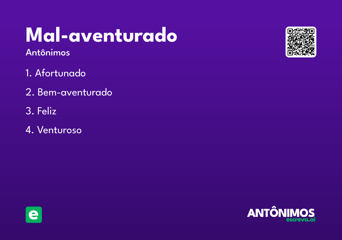 mal-aventurado