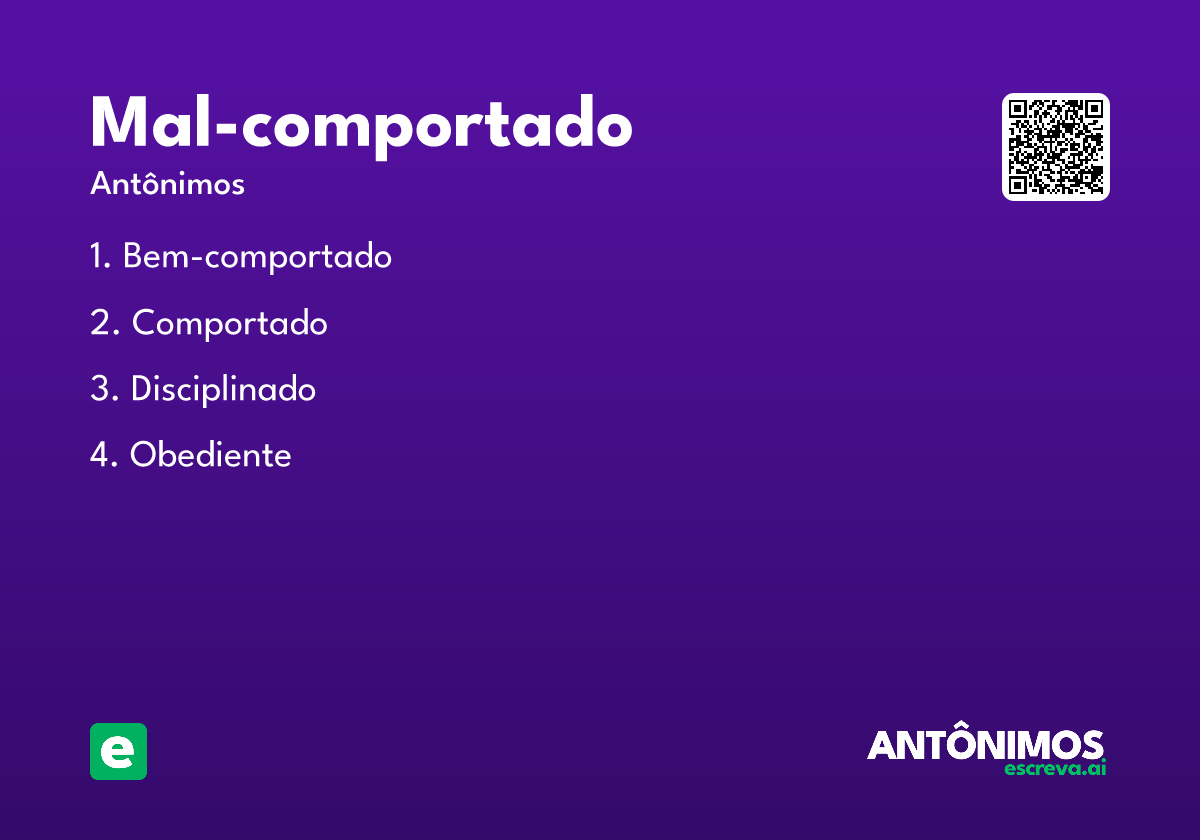 mal-comportado