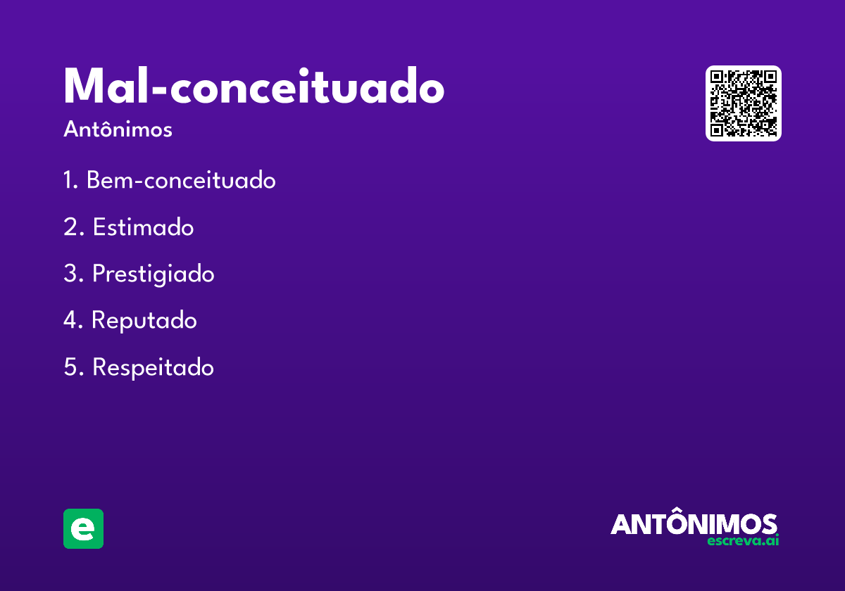 mal-conceituado