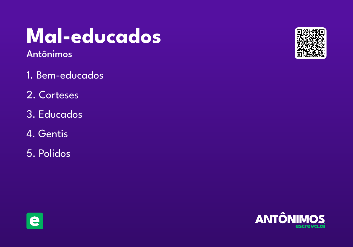 mal-educados
