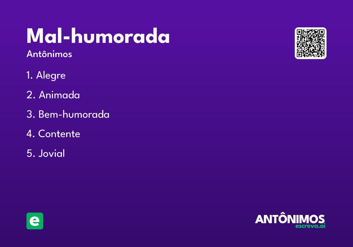 mal-humorada