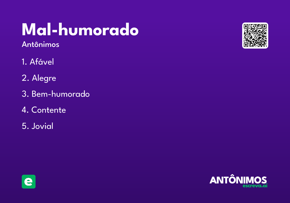 mal-humorado