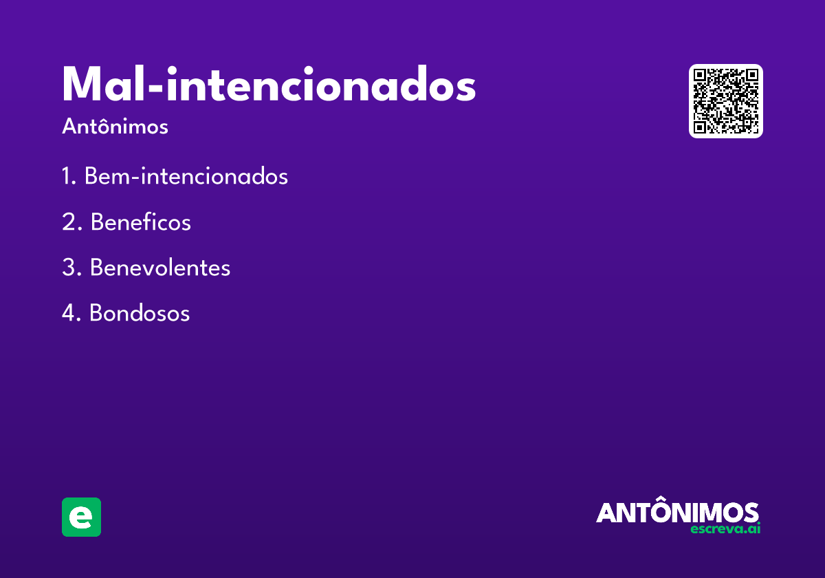 mal-intencionados
