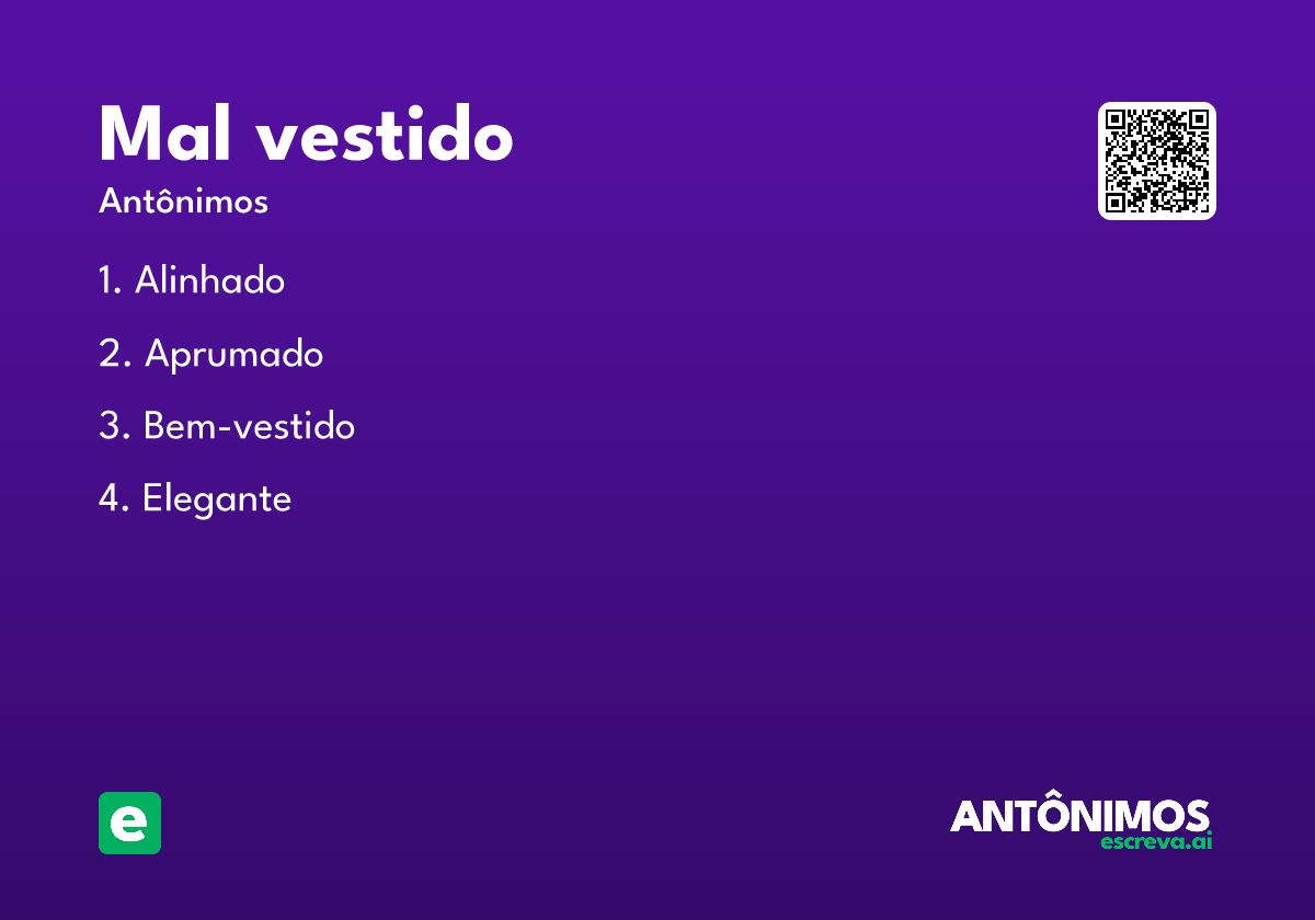 mal vestido