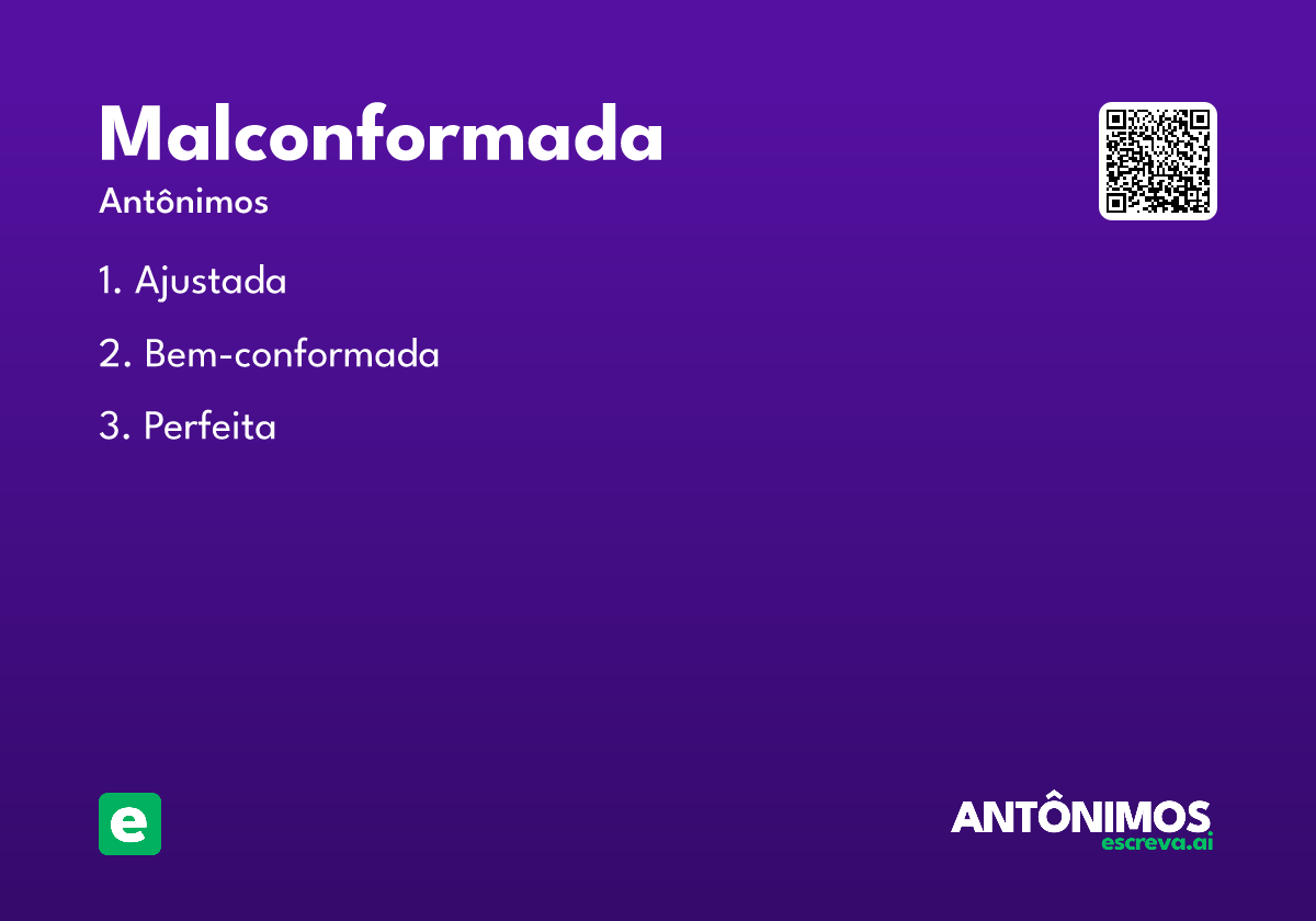 malconformada